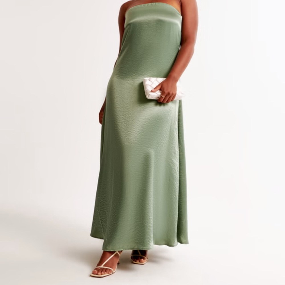 Abercrombie strapless maxi dress